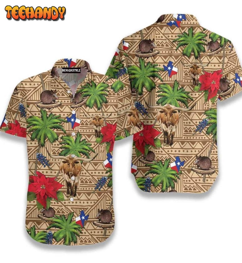 Texas Insignia Aloha Hawaiian Shirt