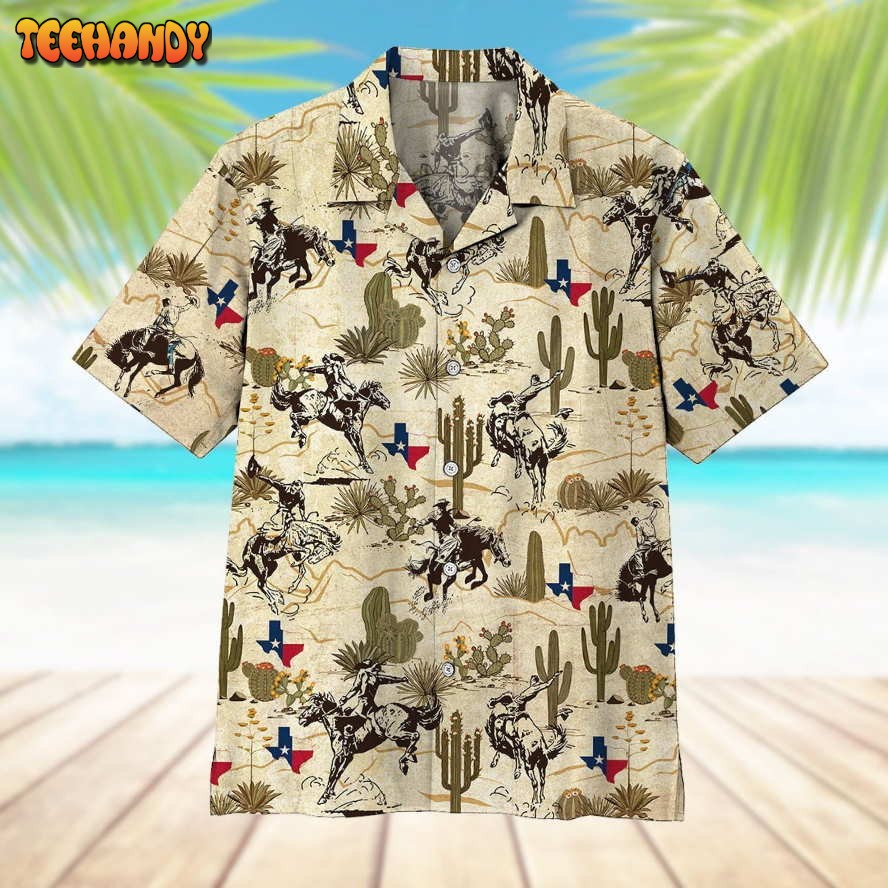 Texas Rodeo Aloha Hawaiian Shirt