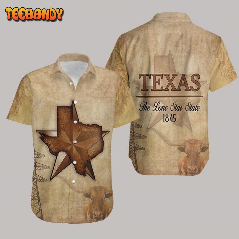 Texas The Lone Star State Hawaiian Shirt