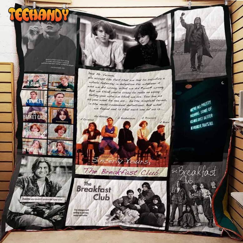 The Breakfast Club For Real 3D Customized Quilt Blanket