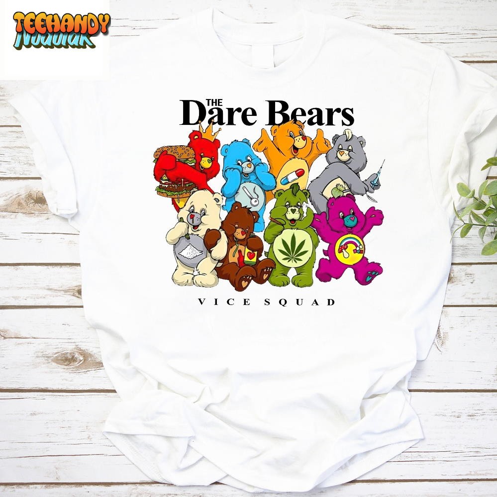 The Dare Bears Vice Squad Vintage T-Shirt, The Dare Bears Shirt