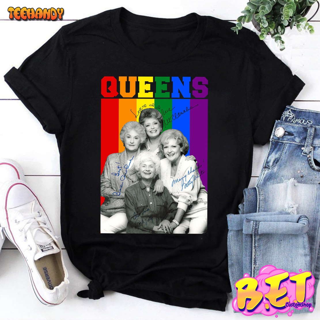 The Golden Girls Queens Lgbt Vintage T-Shirt, LGBT Shirt