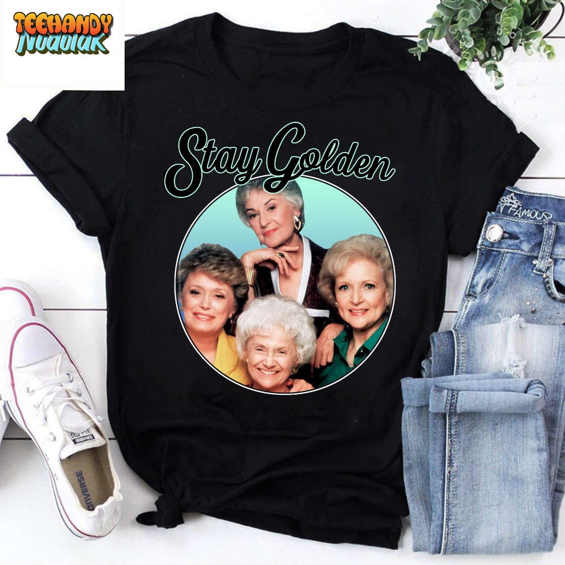 The Golden Girls Stay Golden Vintage T-Shirt, Stay Golden Shirt