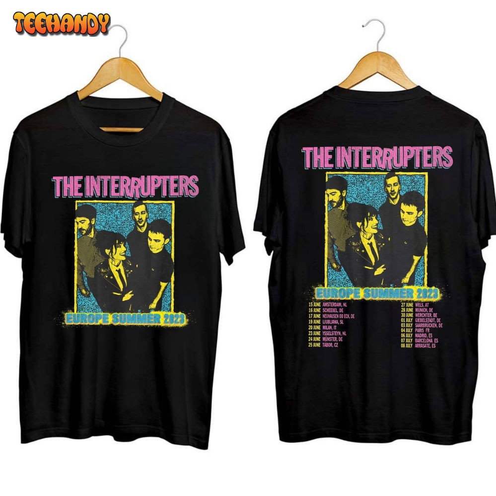 The Interrupters 2023 Europe Tour Shirt, The Interrupters Band Fan Shirt