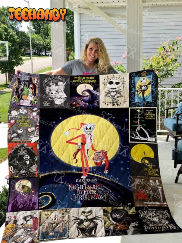 The Nightmare Before Christmas 3D Customized Quilt Blanket