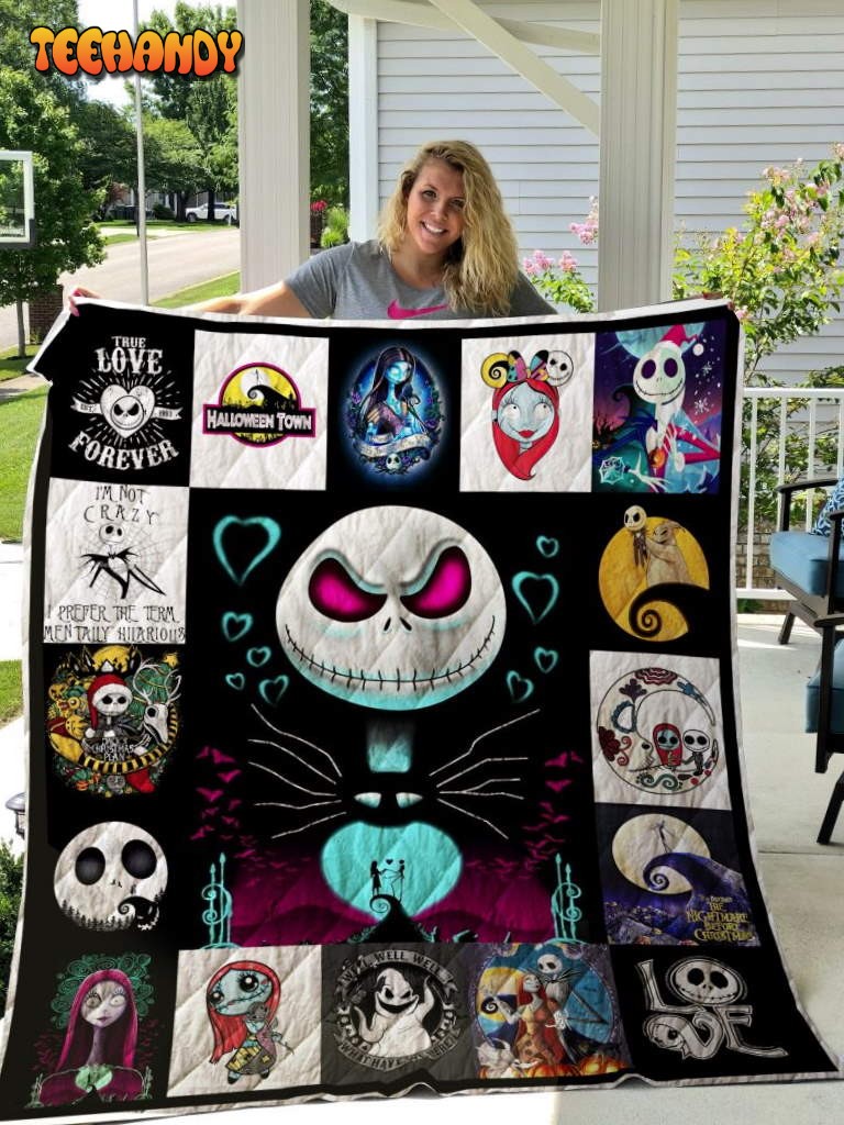 The Nightmare Before Christmas Poster 3D Quilt Blanket