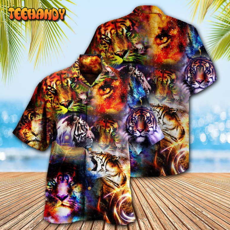 Tiger The Power Of Tiger In The Universe Hawaiian Shirt