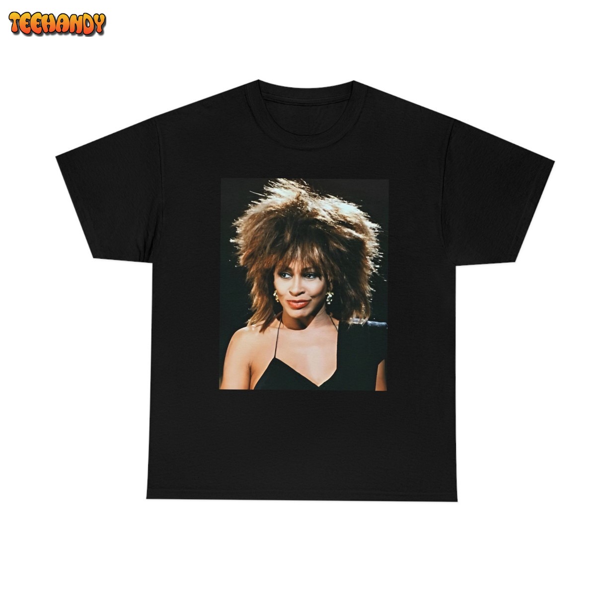 Tina Turner Aesthetic Retro Vintage 70s Inspired T-Shirt, Minimal Graphic Bootleg Black T-Shirt