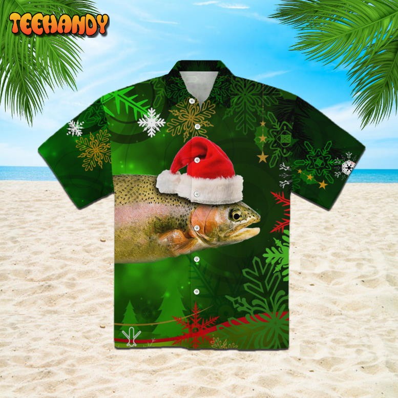 Trout Fishing Hawaiian Shirt