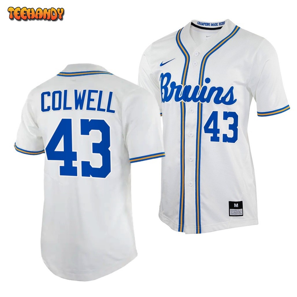 UCLA Bruins Daniel Colwell White College Baseball Jersey