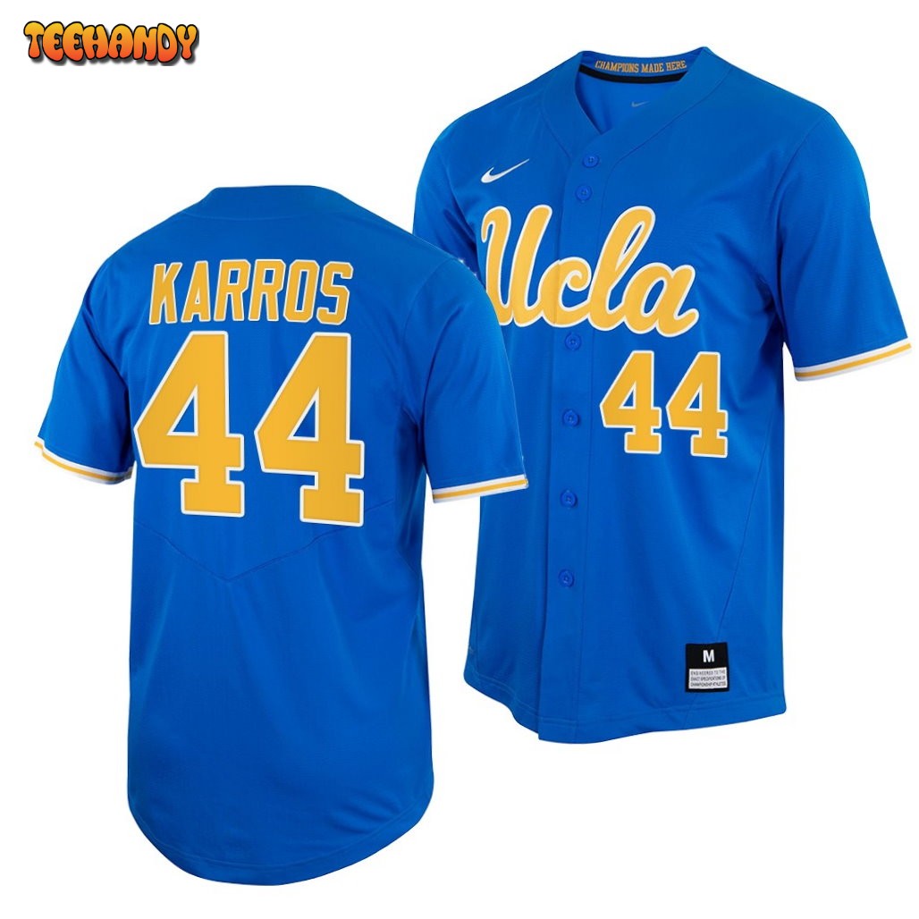 UCLA Bruins Kyle Karros Royal College Baseball Jersey