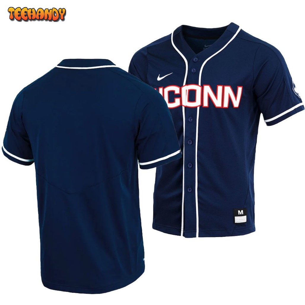 UConn Huskies College Baseball Navy Replica Jersey