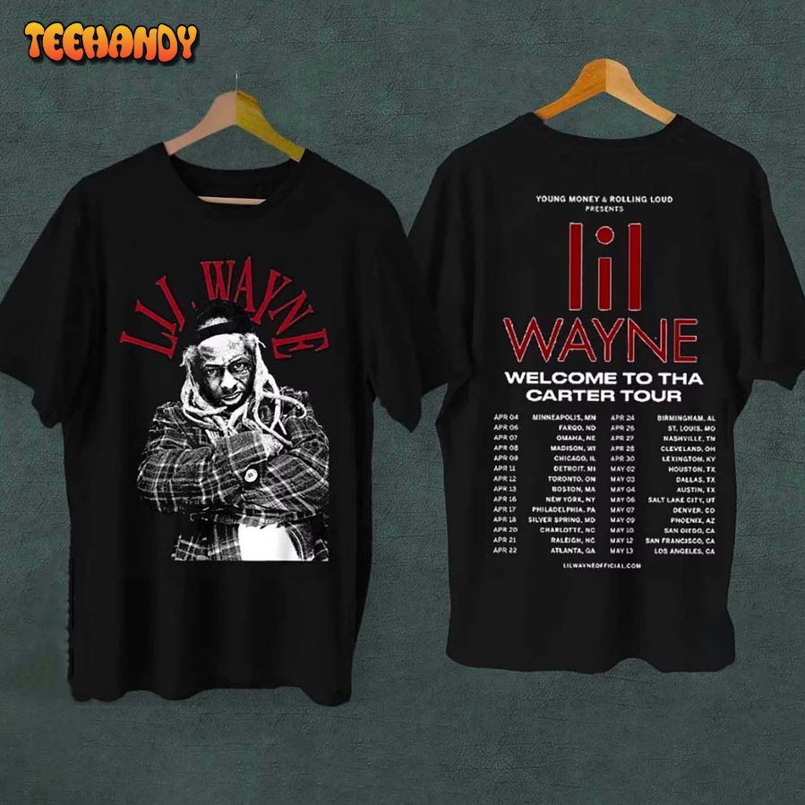 Unisex Lil Wayne Tour Hoodie, Lil Wayne Rapper Tour 2023 T-shirt