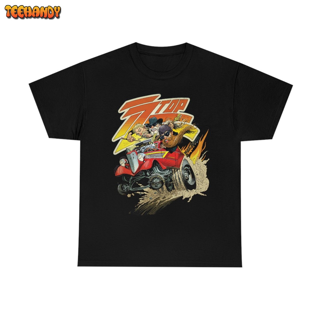 Unisex ZZ Top Vintage Rock Band Shirt