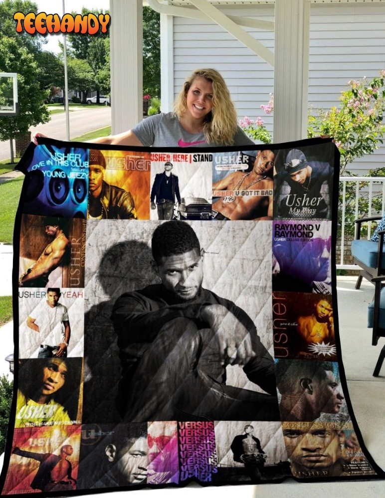 Usher 3D Quilt Blanket