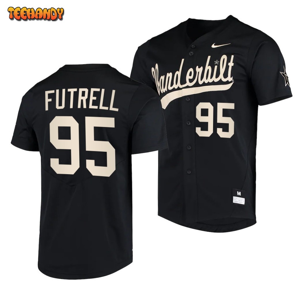 Vanderbilt Commodores Devin Futrell College Baseball Jersey Black