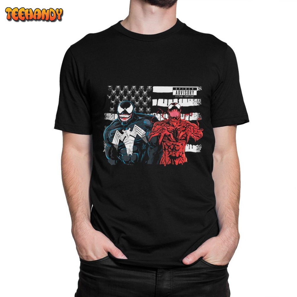 Venom and Carnage Hip Hop Style T-Shirt