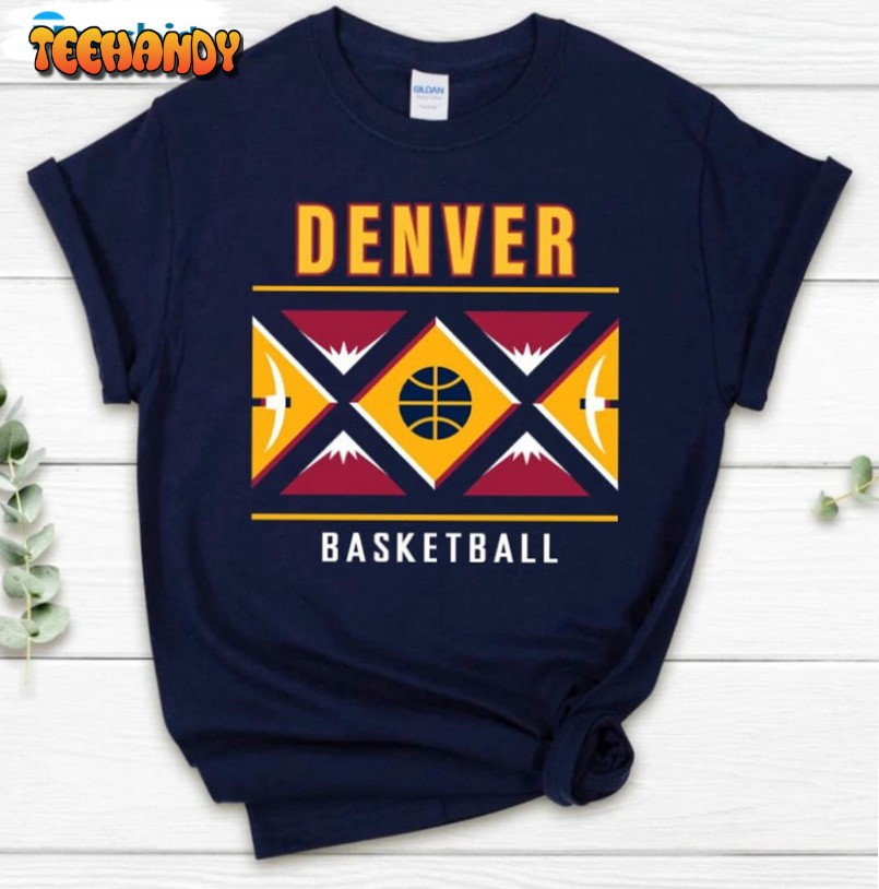 Vintage Denver Basketball Team Unisex T Shirt