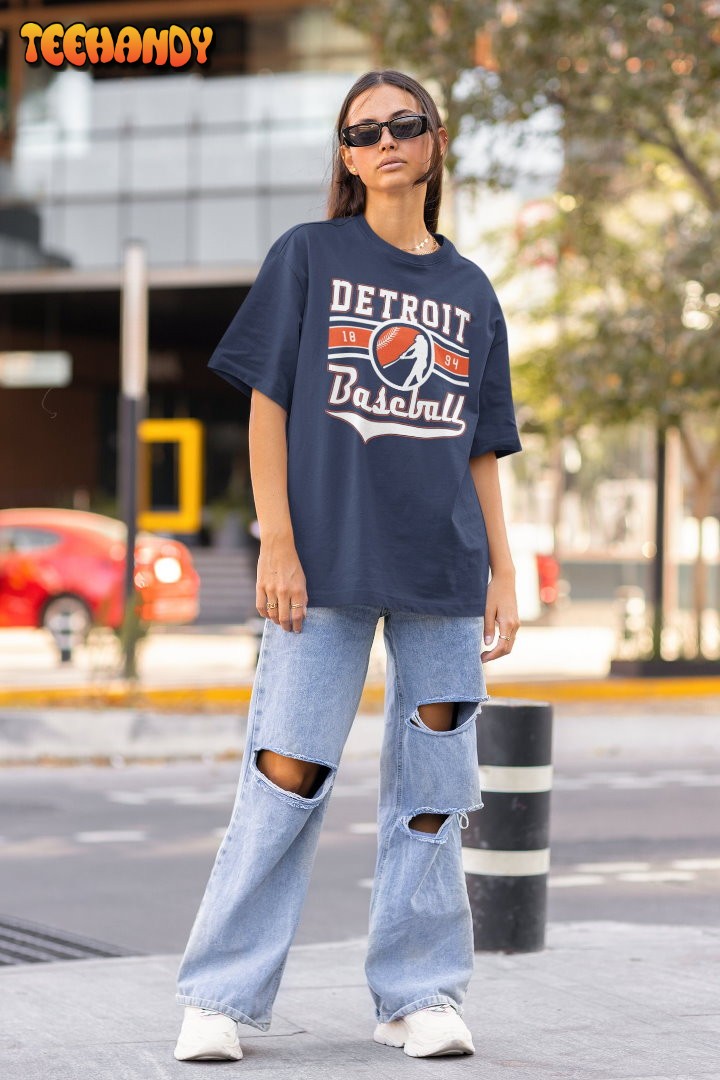 Detroit Tigers Est 1894 Vintage Baseball Shirt