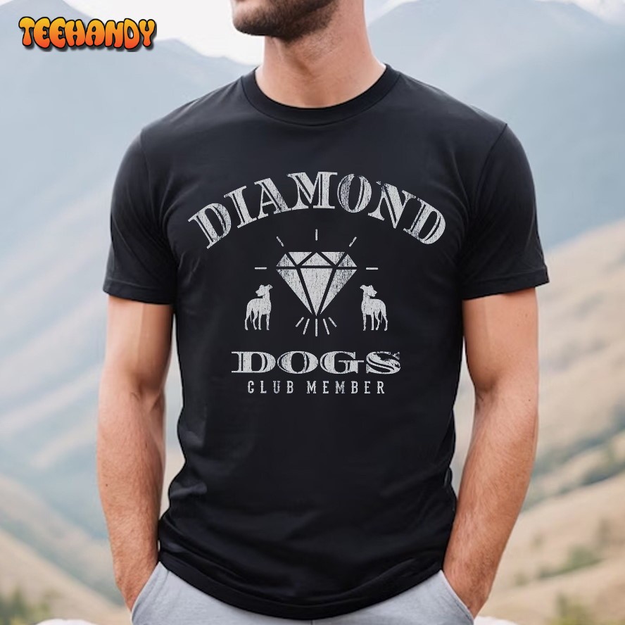 Vintage Diamond Dogs Club Member Unisex T Shirt