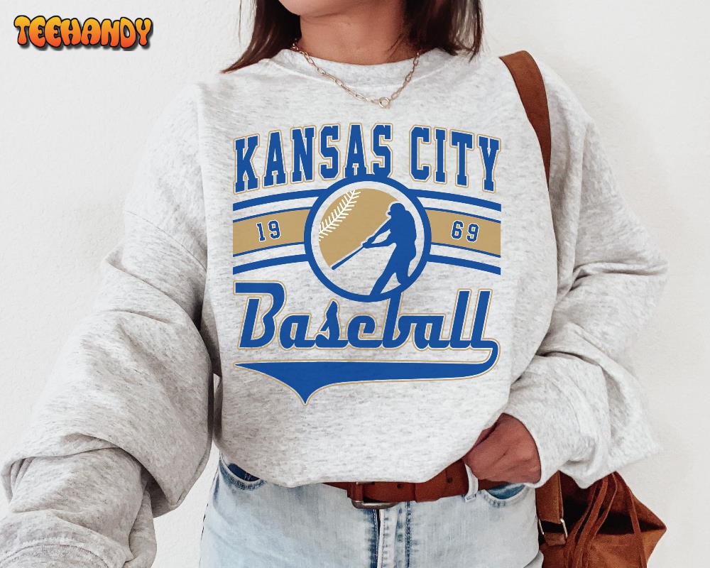 Vintage Kansas City Royal Sweatshirt T-Shirt, Kansas City Royal EST 1969 Sweatshirt