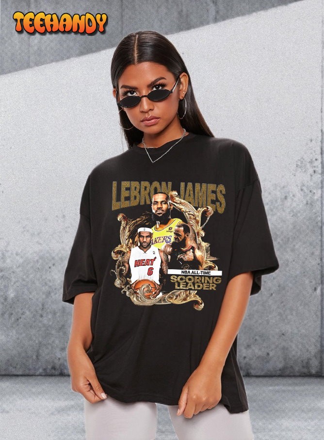 Vintage Lebron James Shirt, Basketball Shirt, Classic 90s Graphic Shirt