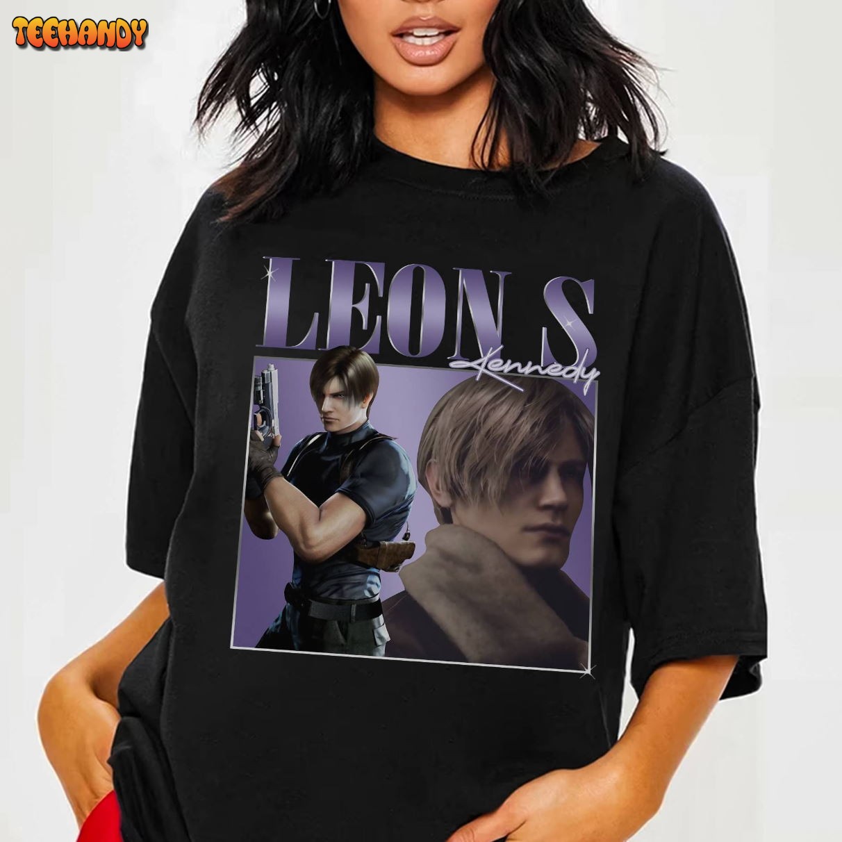 Vintage Leon Kennedy Shirt Homage Leon Kennedy Shirt Resident Evil 4 Shirt