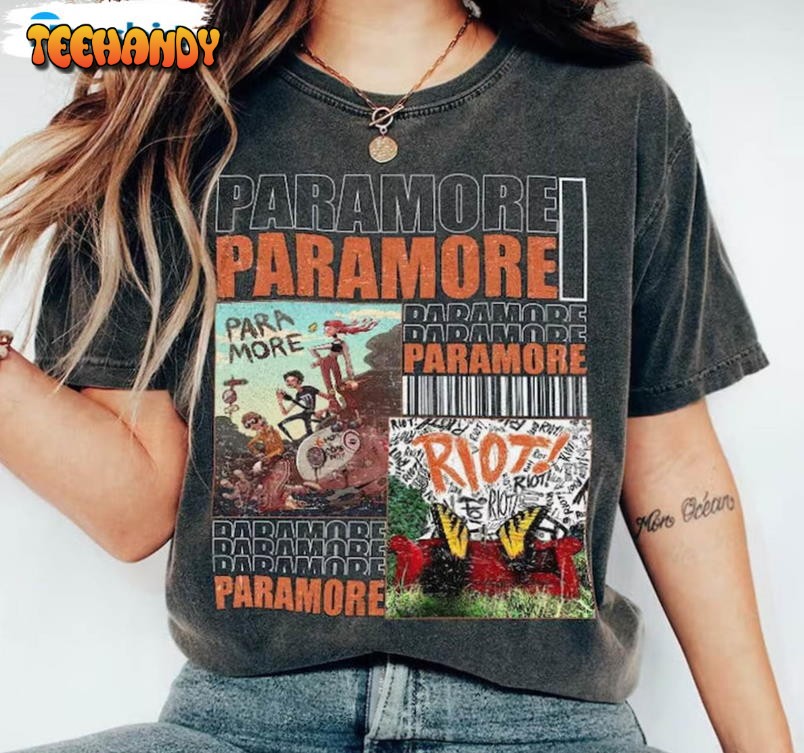 Vintage Music Concert 2023 Paramore Shirt