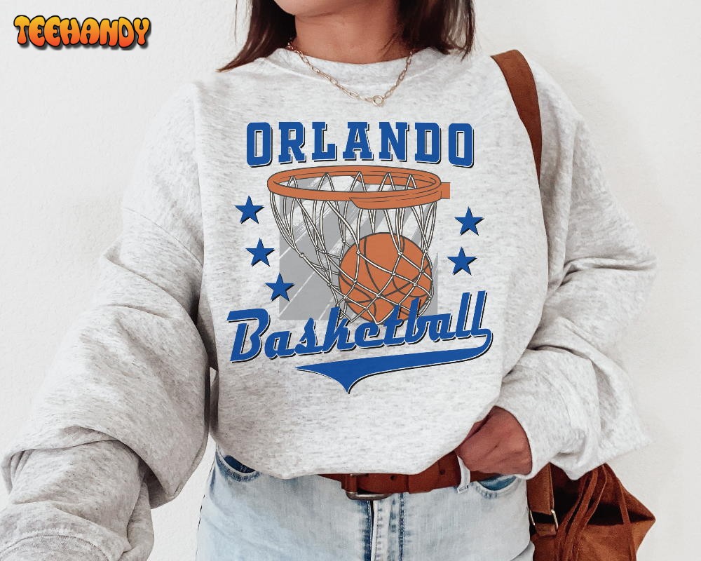 Vintage Orlando Basketball Sweatshirt T-Shirt, Orlando Basketball Shirt