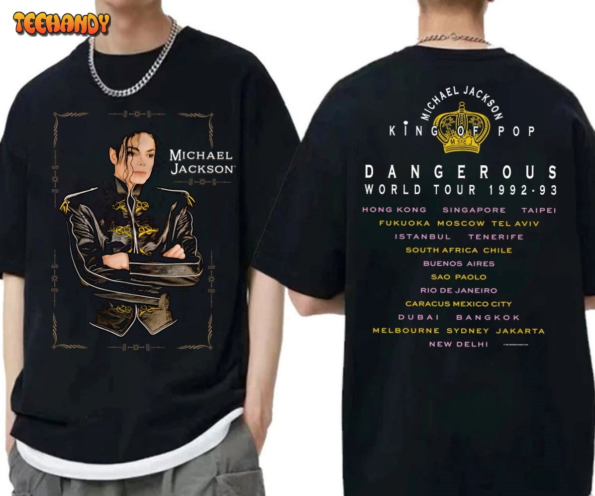 Vtg Michael Jackson Dangerous World Tour 1992 – 93 T-Shirt