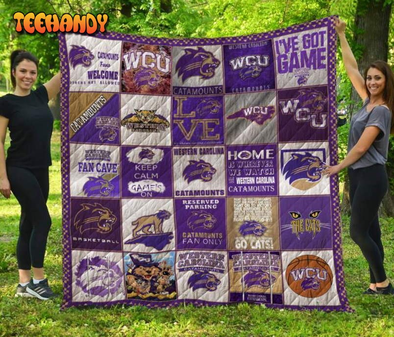 Western Carolina Catamounts 3D Customized Quilt Blanket