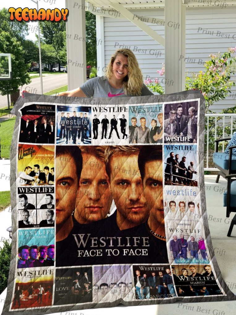 Westlife Albums Cover Poster Version 3D Quilt Blanket