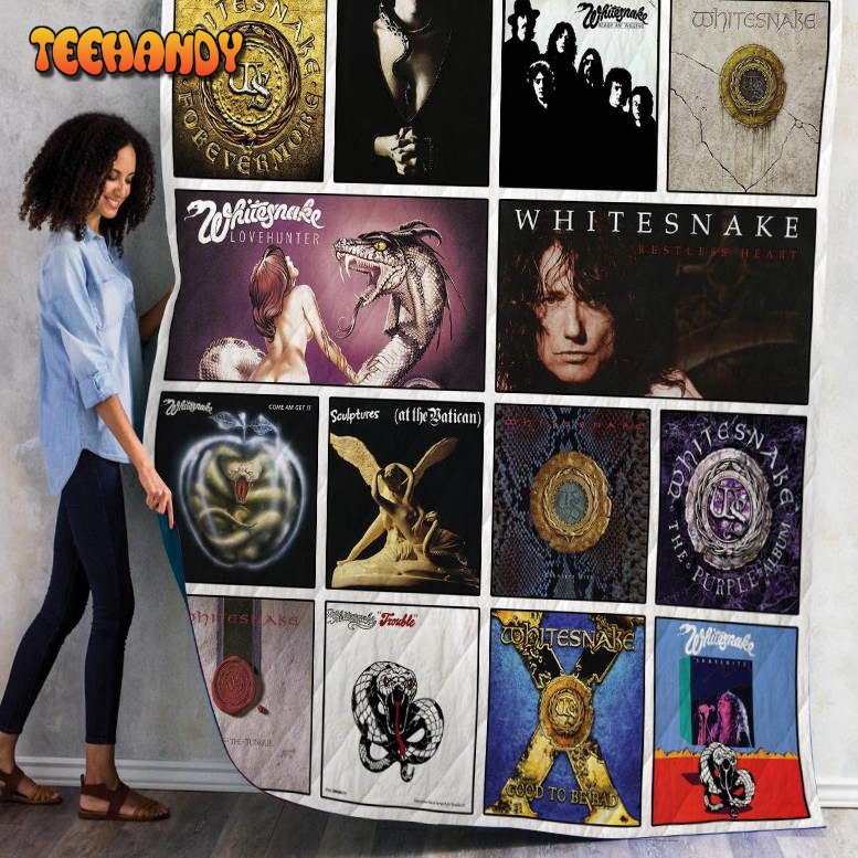 Whitesnake Albums 3D Customized Quilt Blanket