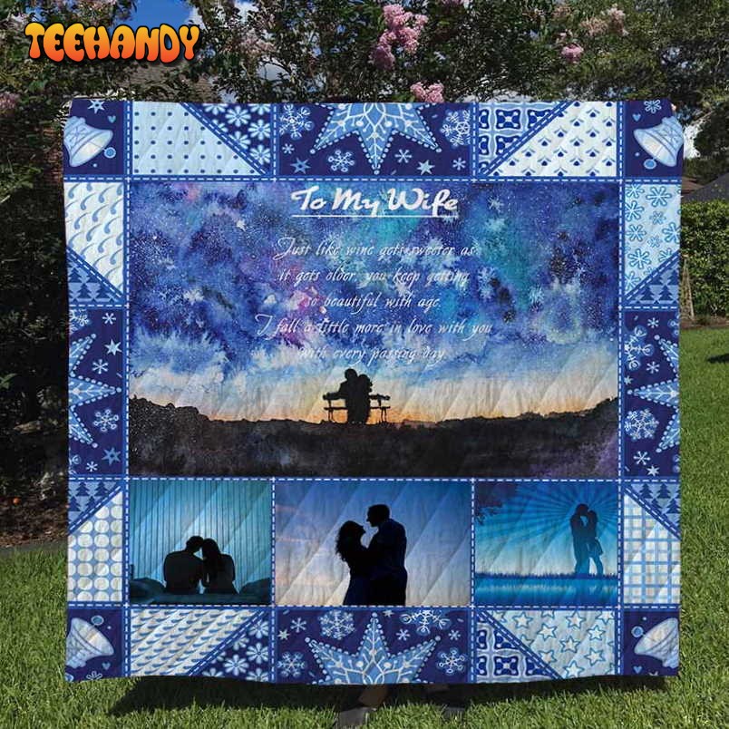 Wife 3D Customized Quilt Blanket