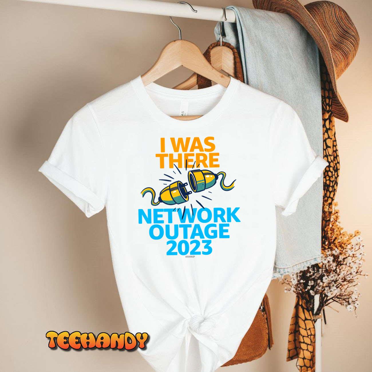 Worker Swagazon Associate I Was There Network Outage 2023 T-Shirt