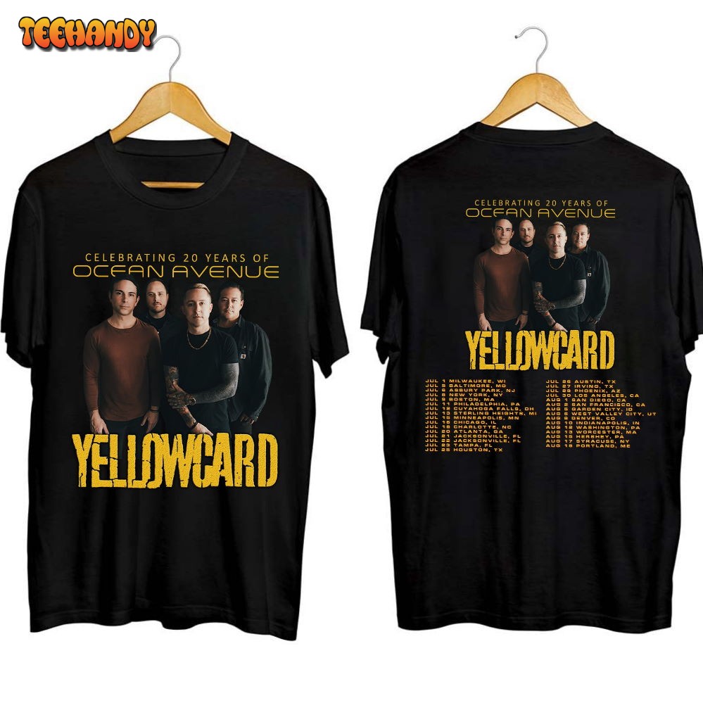 Yellowcard 2023 Tour Shirt, Yellowcard 2023 Concert For Fan