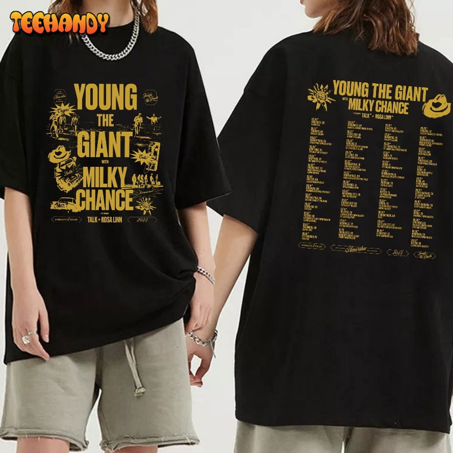 Young the Giant & Milky Chance 2023 Tour Shirt, Young the Giant Band Fan Shirt