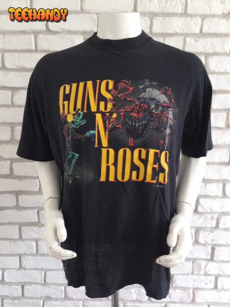 1987 vintage Guns N’ Roses tour Double Side Shirt