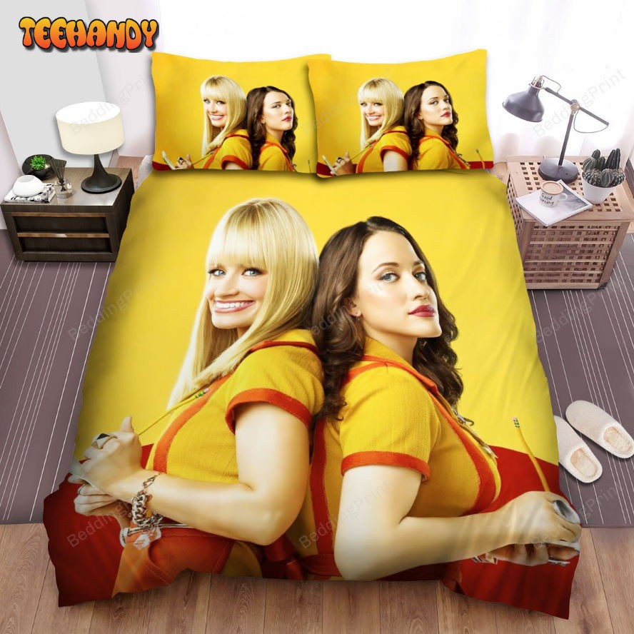 2 Broke Girls (2011–2017) Movie Poster Fanart 2 Duvet Cover Bedding Sets