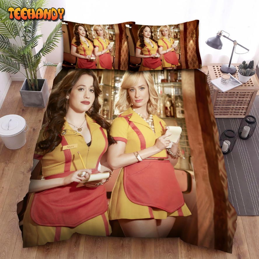 2 Broke Girls (2011–2017) Movie Poster Theme 2 Duvet Cover Bedding Sets