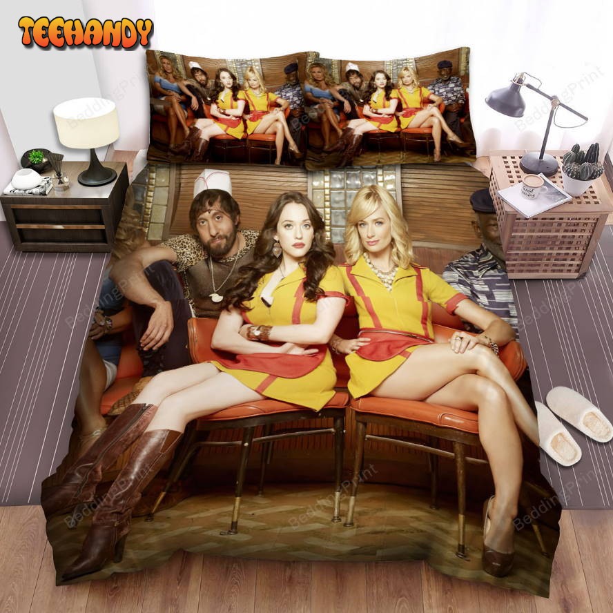 2 Broke Girls (2011–2017) Movie Poster Theme Duvet Cover Bedding Sets