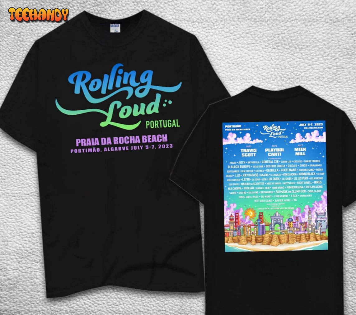 2023 Rolling Loud Portugal 2023 Double Side Shirt