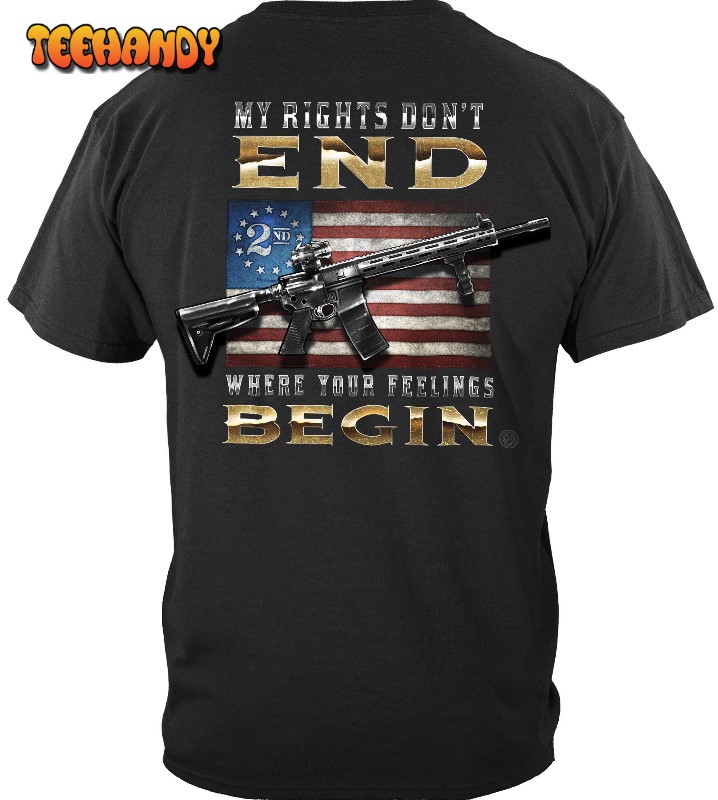 2nd Amendment My Rights Don’t End RN2459 T Shirt