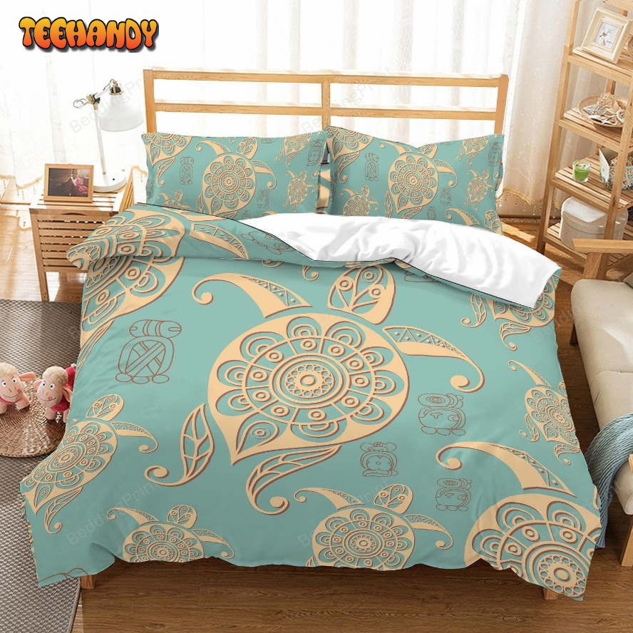 3D Abstract Turtle Pattern Bed Sheets Duvet Cover Bedding Sets