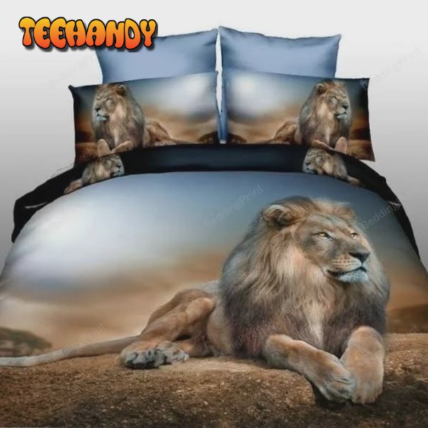 3d Animal Lion Bedding Set Duvet Cover Set Sheet Pillowcase