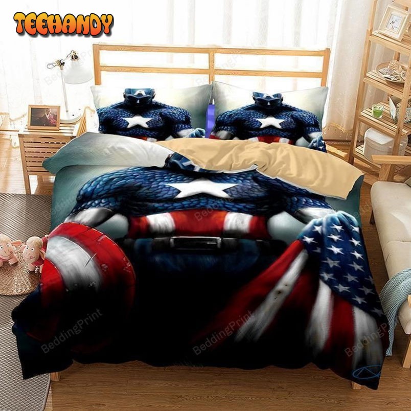 3d Art Avengers 3 Captain America Patterns Teven Steve Rogerss Bedding Set