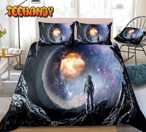 3d Astronaut Outer Space Bed Sheets Duvet Cover Bedding Sets