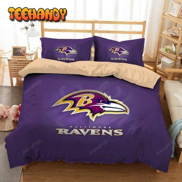 3d Baltimore Ravens Bedding Set Duvet Cover