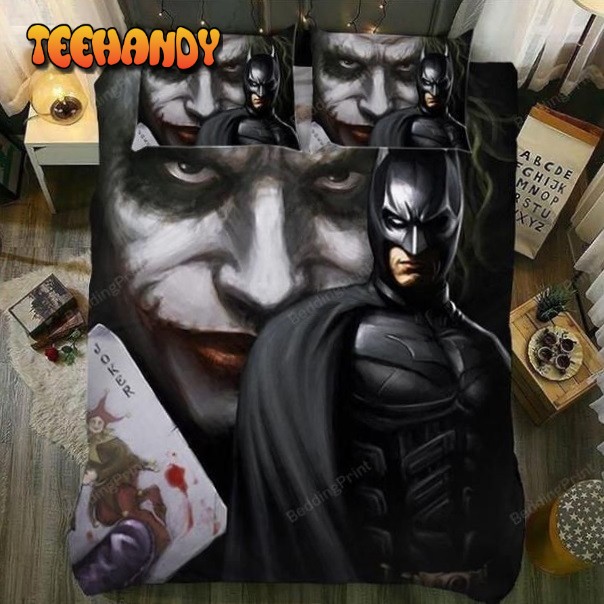 3D Batman And Joker Duvet Cover Bedding Set