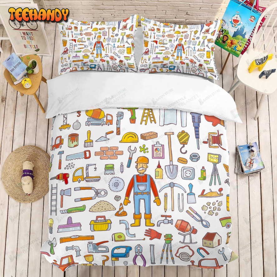 3d Cartoon Tool Bed Sheets Duvet Cover Bedding Set